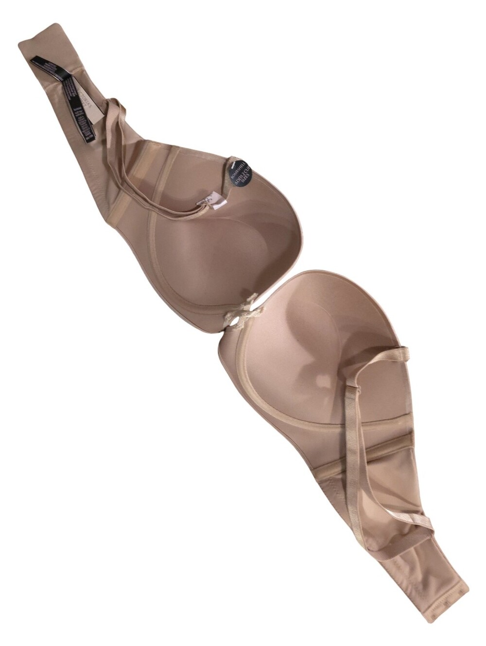 Victoria's Secret Bombshell Add-2-Cups Multi-Way Push-Up Bra Nude 38C NWT - Picture 5 of 11
